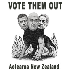 Vote Them Out - Tea Towel Design