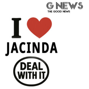 I love Jacinda White Unisex Concept Tee Design