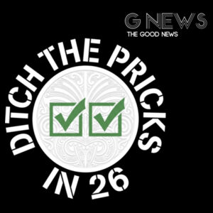 Two ticks Green- Ditch the Pricks in '26 Design