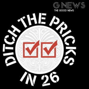 Two ticks Red - Ditch the Pricks in '26 Design