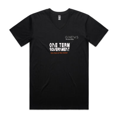 G News Concept Tee V Neck - Mens Thumbnail