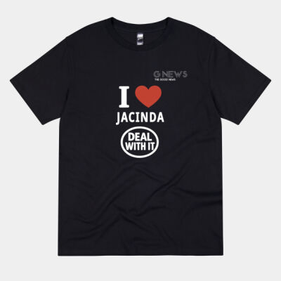I Love Jacinda - Black Concept Unisex Tee Thumbnail