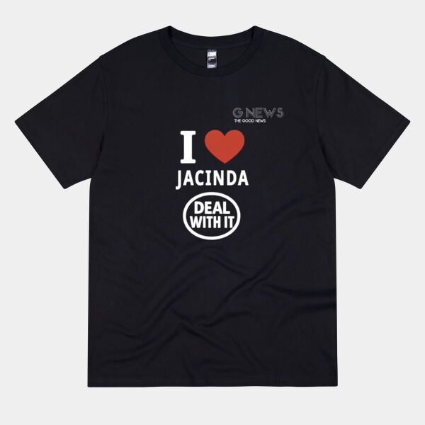 I Love Jacinda - Black Concept Unisex Tee Thumbnail