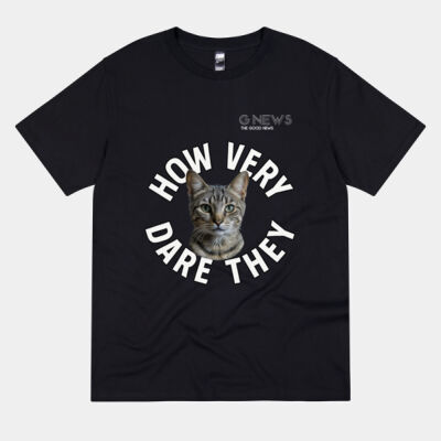Monty How Very Dare They - Black Unisex Tee Thumbnail