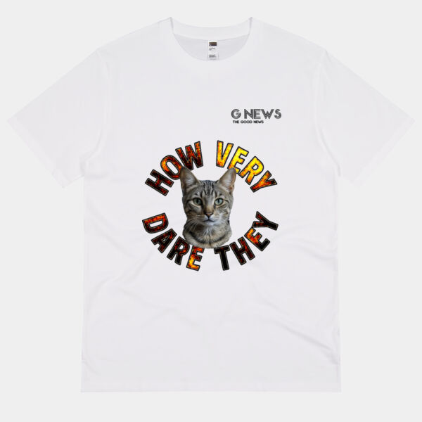 Monty How Very Dare They - Coloured Unisex White Tee Thumbnail