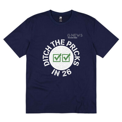 Two ticks Green -Ditch the Pricks in '26 - Thread Project Unisex Super Tee Thumbnail