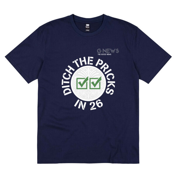 Two ticks Green -Ditch the Pricks in '26 - Thread Project Unisex Super Tee Thumbnail