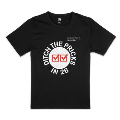 Two ticks Red - Ditch the Pricks in '26 Women's Tee Thumbnail