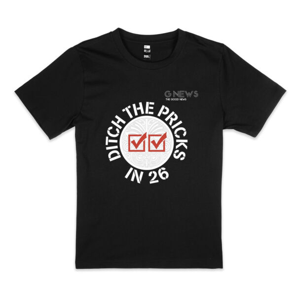 Two ticks Red - Ditch the Pricks in '26 Women's Tee Thumbnail